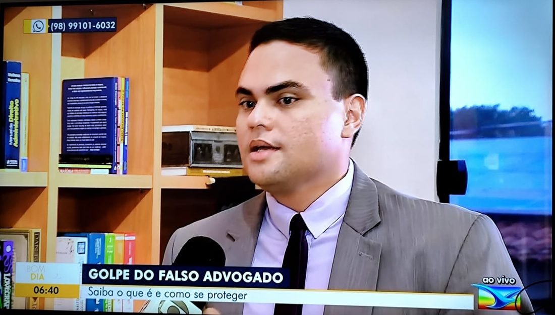 Aécio Bezerra em entrevista ao Bom Dia Mirante sobre o golpe do falso advogado